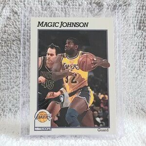 5/$20 Mint 1991 NBA Hoops Magic Johnson NBA Player Card 101!!